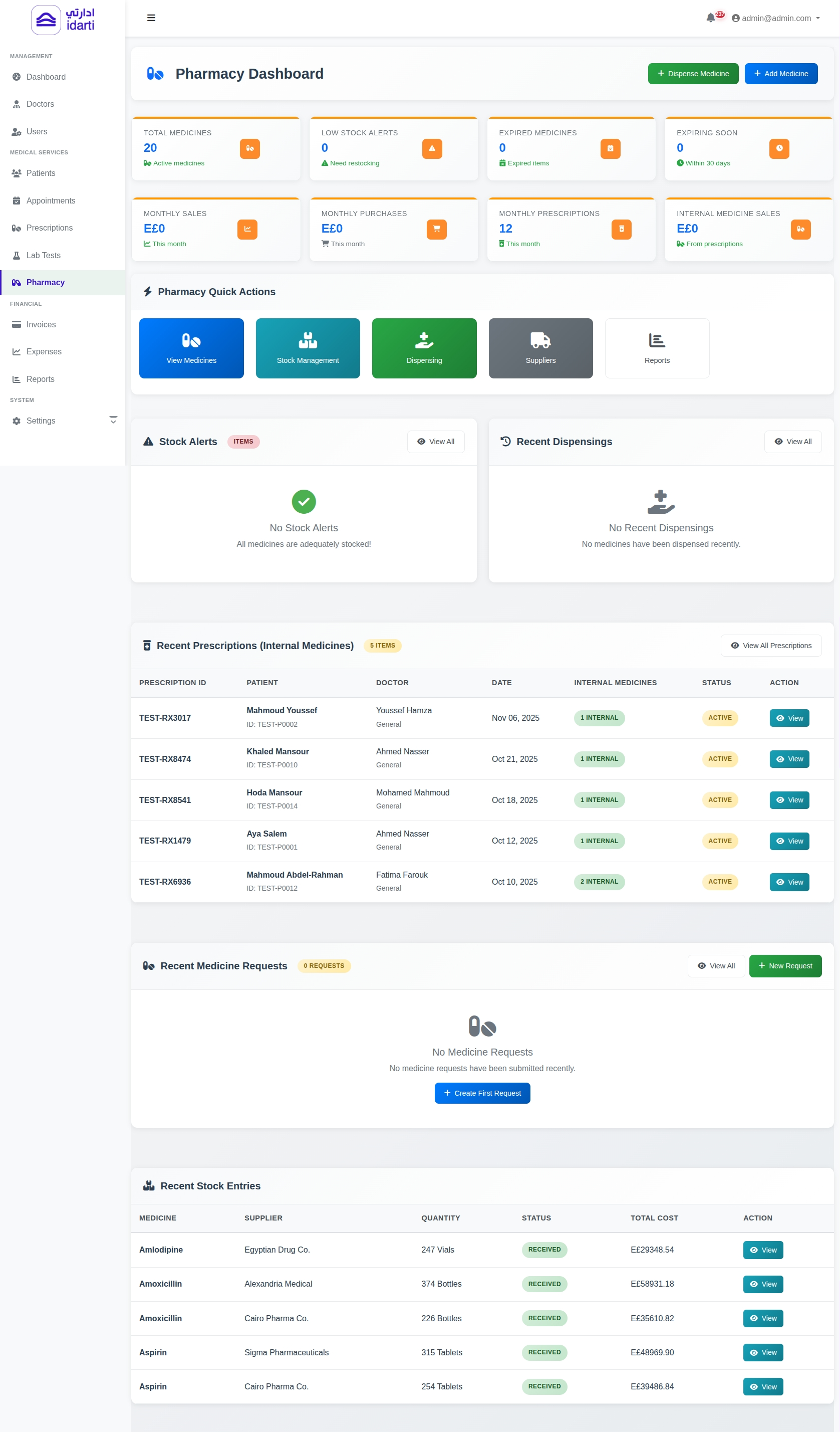 نظام الصيدلية